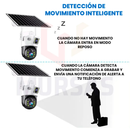 🔒 Cámara Solar 360° con Visión Nocturna – Protección Total sin Cables 🌙