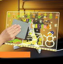 ✨ Tablero LED 3D Neón – Dibuja con Luz 🎨